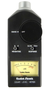 Measure sound levels at church with a Radio Shack SPL meter