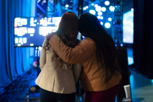 Behind the scenes during Fellows Session at TED2018 - The Age of Amazement, April 10 - 14, 2018, Vancouver, BC, Canada. Photo: Lawrence Sumulong / TED